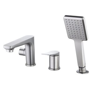 Изображение товара Смеситель Lemark Bronx LM3745GM, на борт ванны, графит