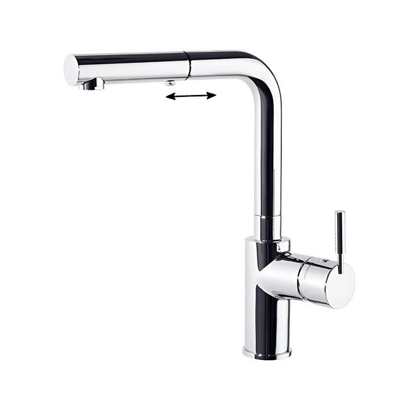 Изображение товара Смеситель для кухни Ramonsoler Atica 751901H1 с выдвижной лейкой хром