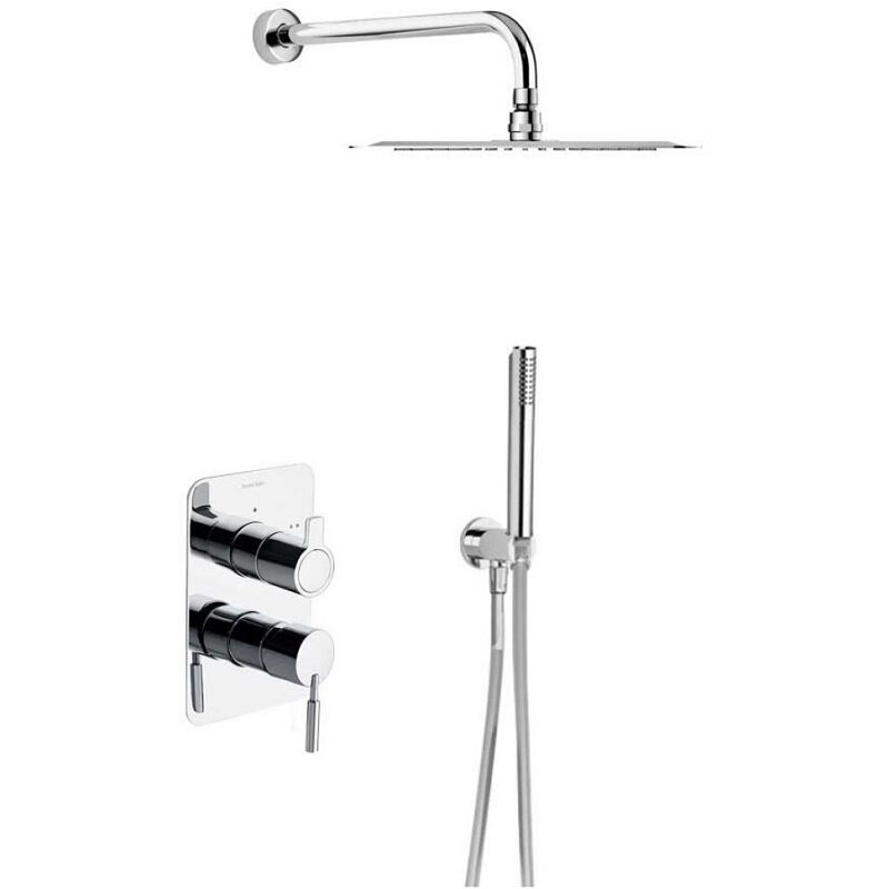 Изображение товара Душевая система Ramonsoler Atica K7515021 с тропическим душем и однорычажным управлением