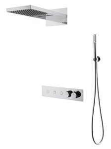 Изображение товара Душевая система Boheme Fusion 131-CR, термостатическая, на 3 потребителя, хром