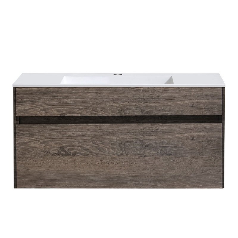 Изображение товара Шкаф тумба для ванной Vincea Chiara 100 см VMC-2C100RO темный дуб