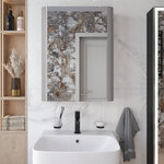 Зеркальный шкаф Voq Bold EA4BL055C06P00 55 premium grey - фото 1