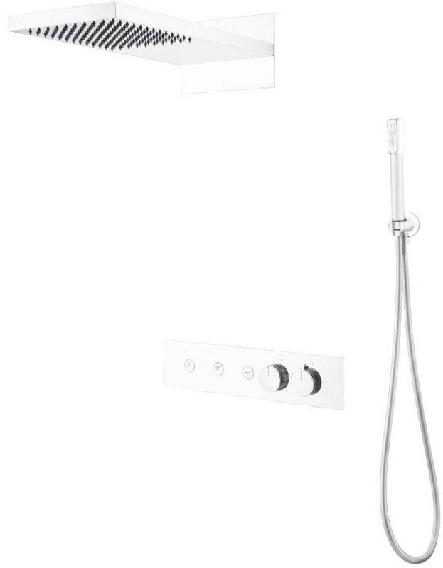 Изображение товара Душевая система Boheme Fusion 131-MW термостатическая белый матовый встраиваемая