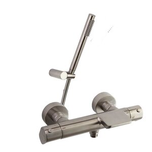 Изображение товара Смеситель Ramonsoler Alexia 363901DNC для ванны и душа, с душевым гарнитуром, термостатический, цвет никель