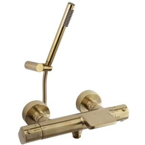 Изображение товара Смеситель Ramonsoler Alexia 363901DOC для ванны и душа, с душевым гарнитуром, термостатический, цвет золото