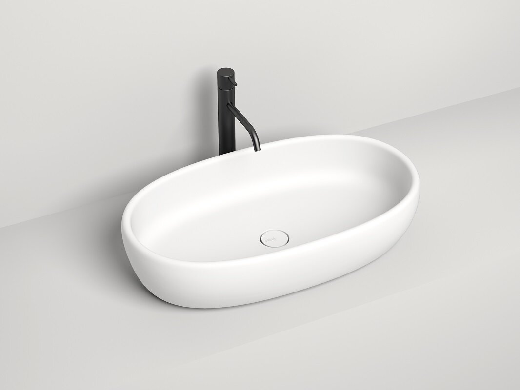 Изображение товара Накладная раковина Salini Luce 69x39,5 см из искусственного камня S-Stone, матовая Изображение товара Накладная раковина Salini Luce 69x39,5 см из искусственного камня S-Stone, матовая