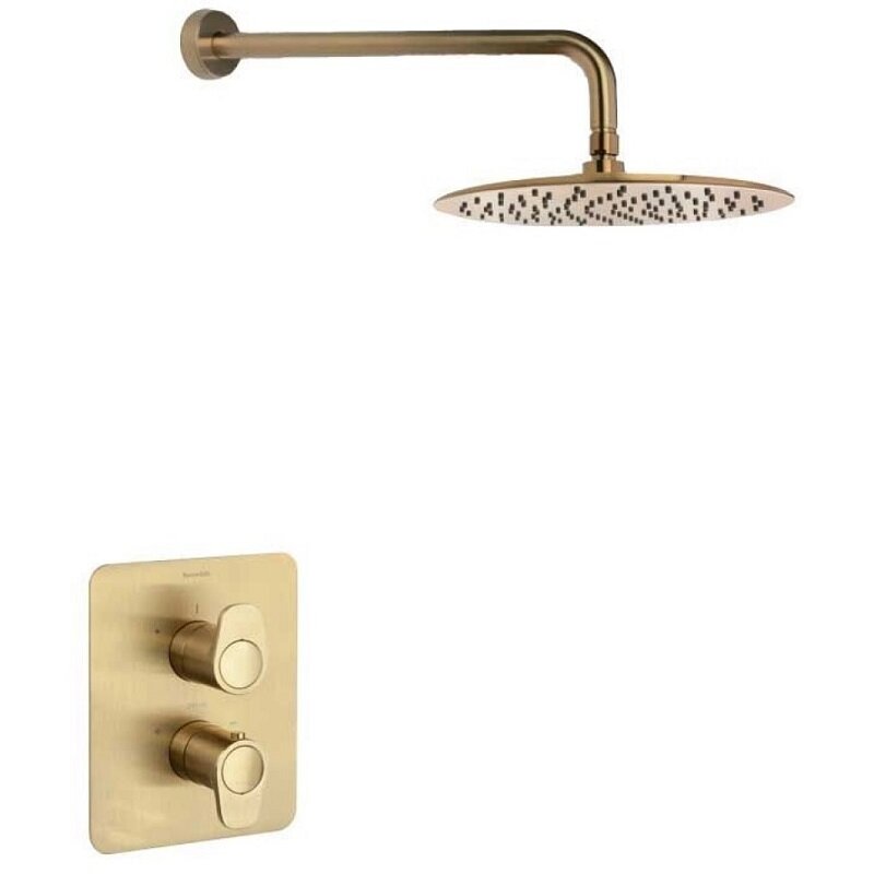 Изображение товара Душевая система Ramonsoler Alexia K3624012OC для душа, термостатический, цвет золото