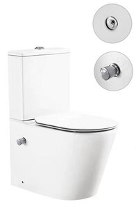 Изображение товара Унитаз-компакт SantiLine безободковый с функцией биде SL-5014SM-BD Изображение товара Унитаз-компакт SantiLine безободковый с функцией биде SL-5014SM-BD