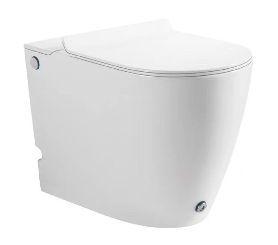 Изображение товара Приставной унитаз Santiline с импульсной системой смыва белый SL-5030