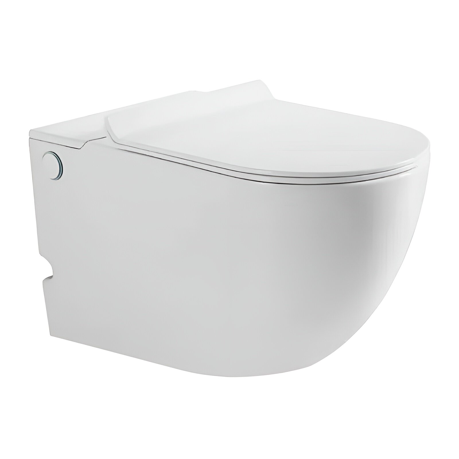 Изображение товара Подвесной унитаз SantiLine SL-5031 с импульсным смывом и инсталляцией белый