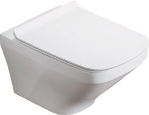 Изображение товара Безободковый подвесной унитаз SantiLine, сиденье микролифт, цвет белый, SL-5003