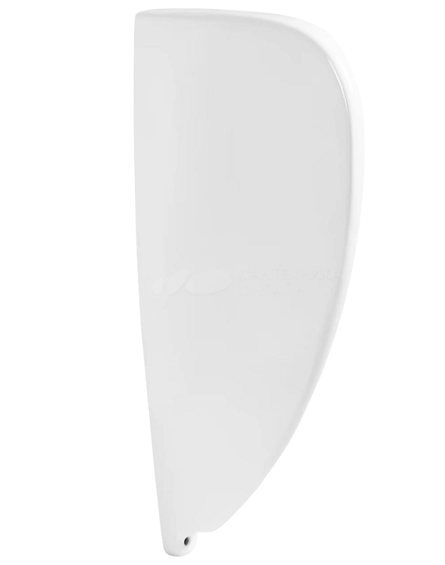Изображение товара Перегородка для писсуара SantiLine SL-6006 белая, 10 см шириной, комплект креплений