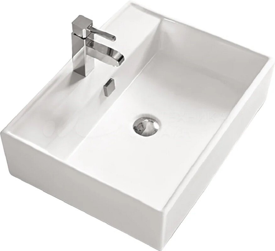 Изображение товара Раковина SantiLine SL-1002, накладная, 59x45 см, белая