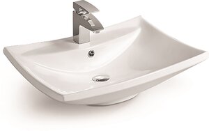 Изображение товара Раковина SantiLine, накладная, 60,5 х 45,5 см, цвет белый, SL-1015