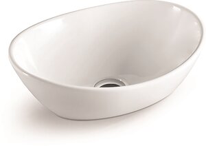 Изображение товара Раковина SantiLine, накладная, 41 х 33 см, цвет белый, SL-1016