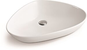 Изображение товара Раковина SantiLine накладная SL-1034 белая 59 х 39,5 см