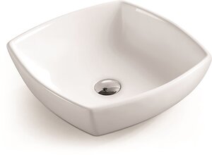 Изображение товара Раковина SantiLine, накладная, 42 х 42 см, цвет белый, SL-1044