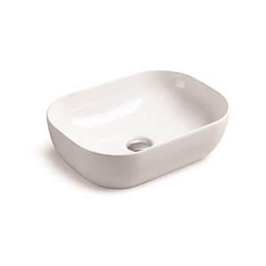 Изображение товара Раковина SantiLine SL-1047 накладная 45,5х32,5 см белая без перелива