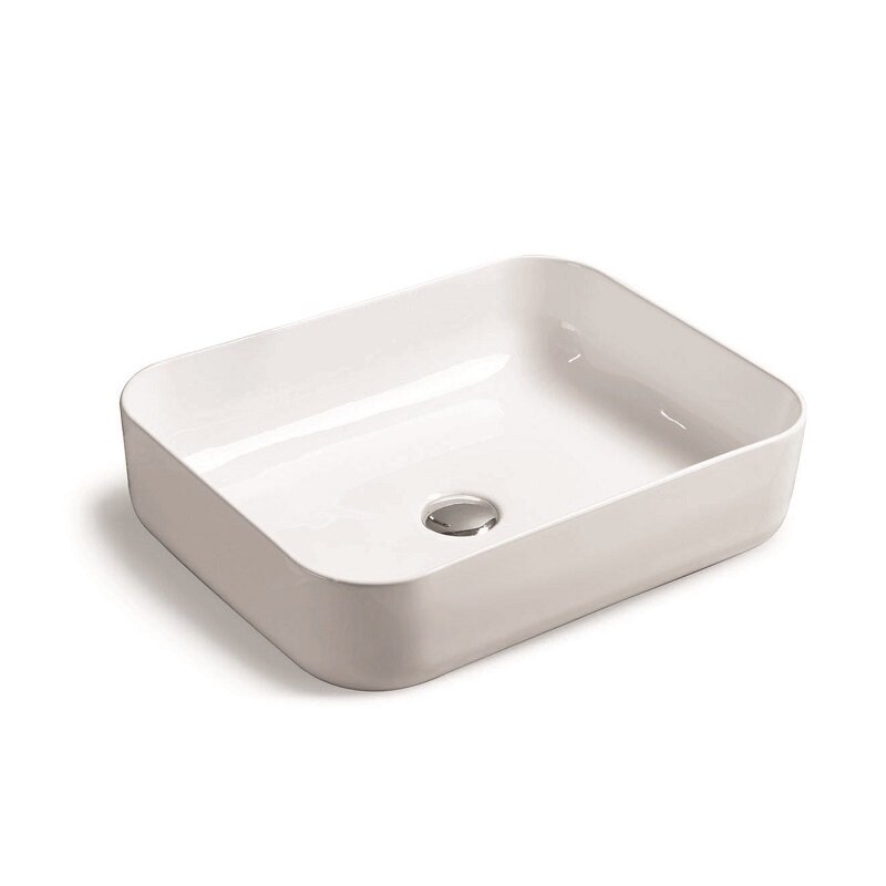 Изображение товара Раковина SantiLine SL-1051 накладная белая 50x39 см