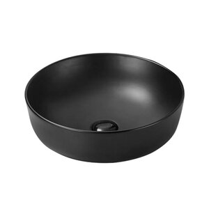 Изображение товара Раковина SantiLine накладная 41,5x41,5 см черный матовый SL-1054MB