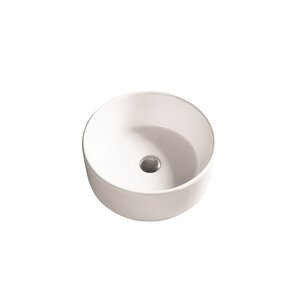 Изображение товара Раковина SantiLine накладная 40,5x40,5 см фаянс белая без перелива