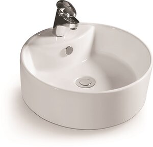 Изображение товара Накладная раковина SantiLine SL-1069, 46,5x46,5 см, белая