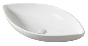 Изображение товара Раковина SantiLine SL-1078 накладная 70х36,5 см белая фаянс дизайнерская