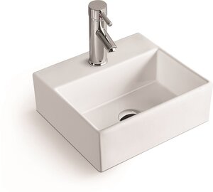 Изображение товара Раковина SantiLine, накладная, 33 х 29 см, цвет белый, SL-2001