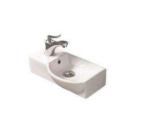 Изображение товара Раковина SantiLine, накладная, 40 х 22 см, цвет белый, SL-2011R