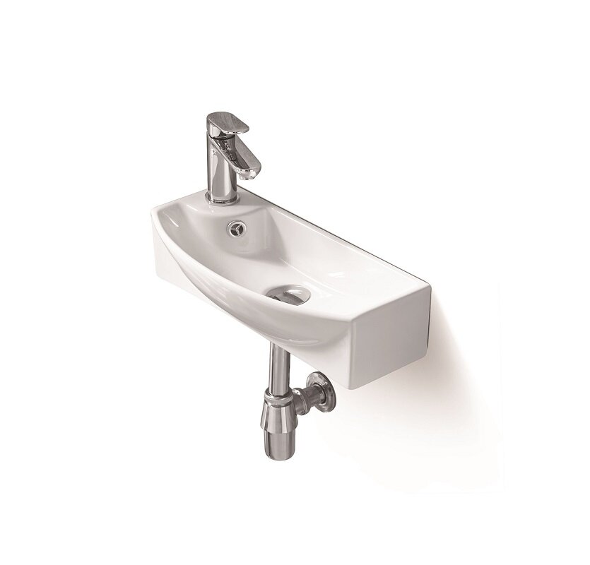 Изображение товара Раковина SantiLine SL-2013R накладная прямоугольная 45,5 х 22 см белая