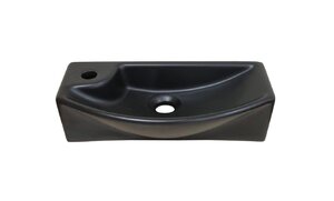 Изображение товара Раковина SantiLine накладная 45,5 х 22 см черный матовый SL-2013RMB