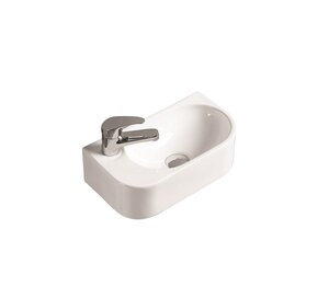 Изображение товара Раковина SantiLine SL-2014R накладная белая 40х21,5 см для ванной комнаты