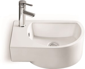 Изображение товара Раковина SantiLine, накладная, 41 х 27 см, цвет белый, SL-2015R