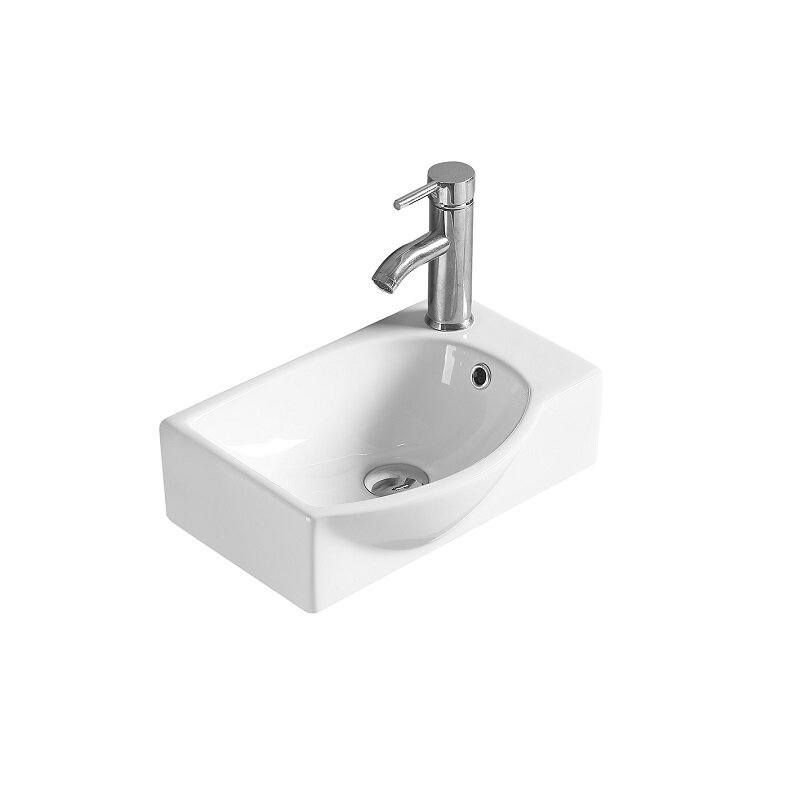 Изображение товара Раковина SantiLine, накладная, 40,5 х 28 см, цвет белый, SL-2018L