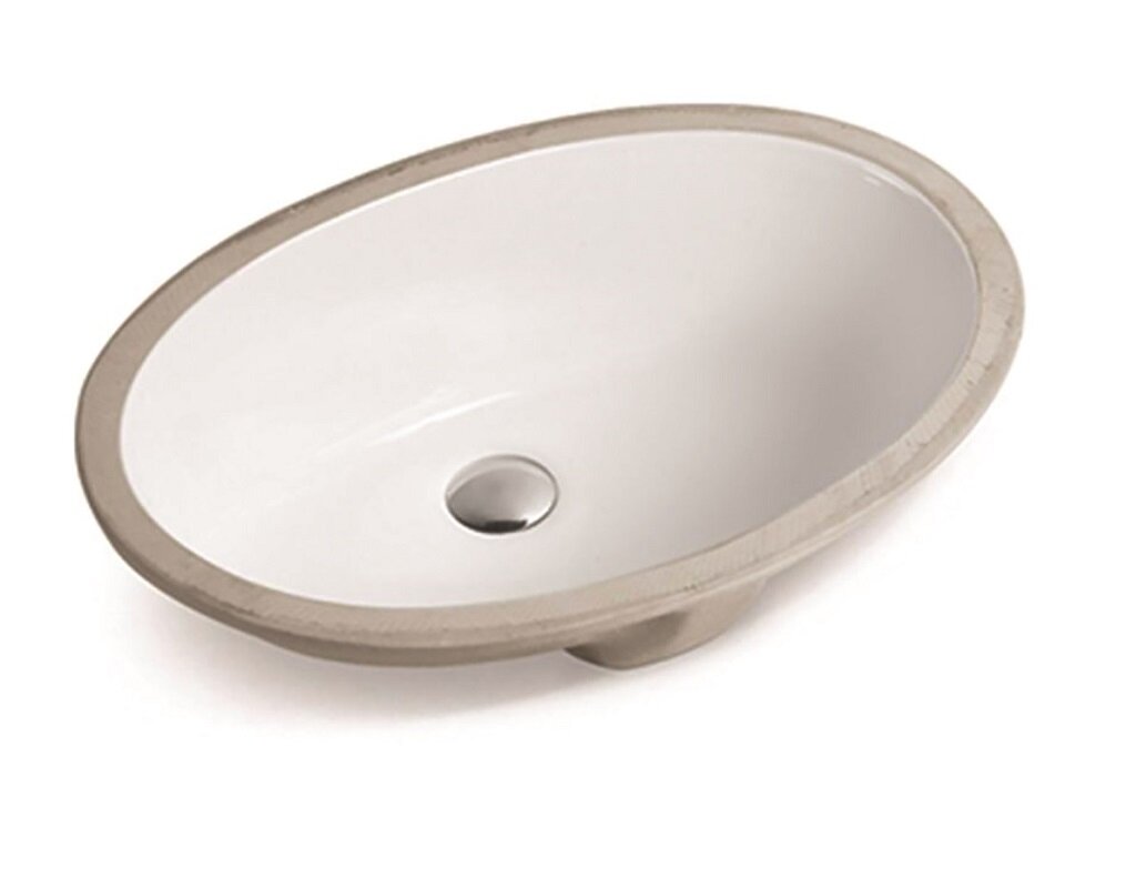 Изображение товара Раковина SantiLine SL-3002, встраиваемая, 60 х 39 см, белая