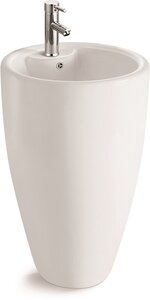 Изображение товара Раковина напольная SantiLine SL-4002 белая 50х38,5 см стильное решение