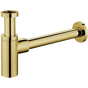 Изображение товара Сифон для раковины SantiLine SL-116 из латуни в золотом цвете