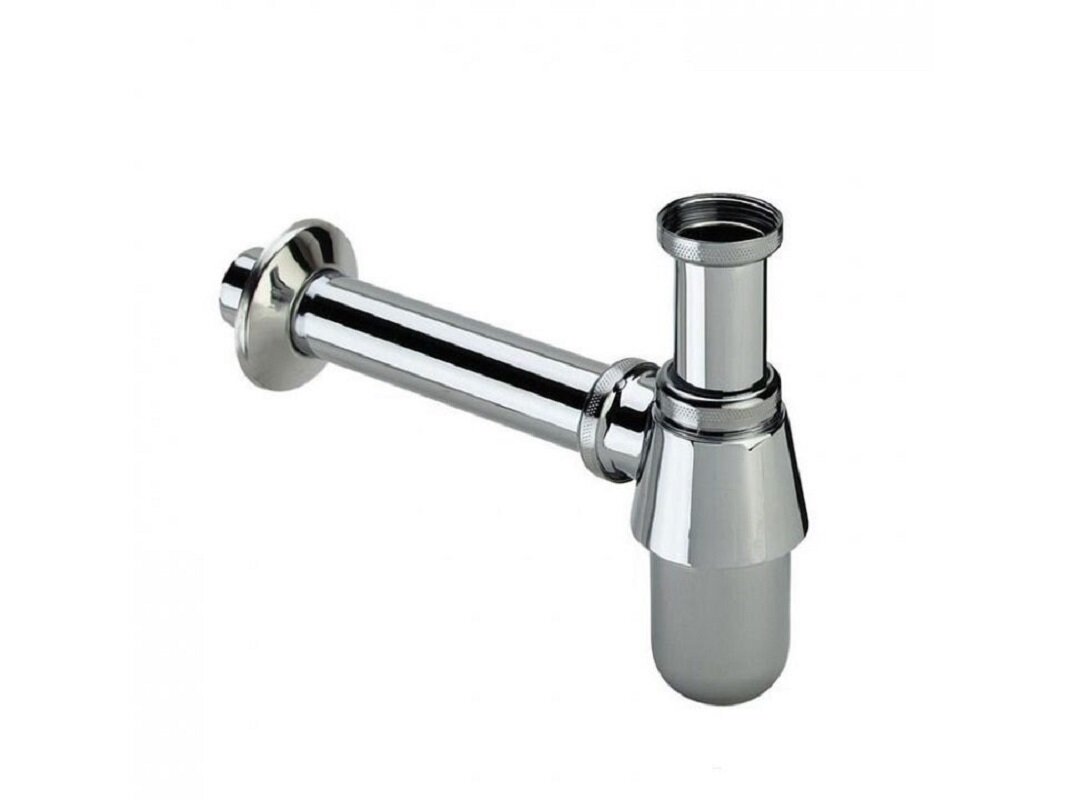 Изображение товара Сифон для раковины SantiLine SL-113 хром латунь регулируемый высотой