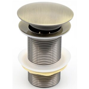 Изображение товара Донный клапан SantiLine, без перелива, цвет бронза, SL-110