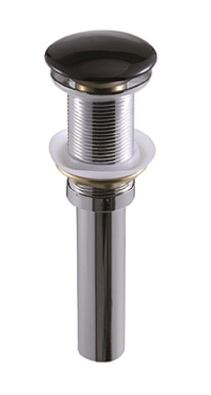 Изображение товара Донный клапан SantiLine SL-112 черный матовый без перелива 4,5 см