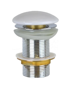 Изображение товара Донный клапан SantiLine SL-120 для раковин без перелива белый матовый