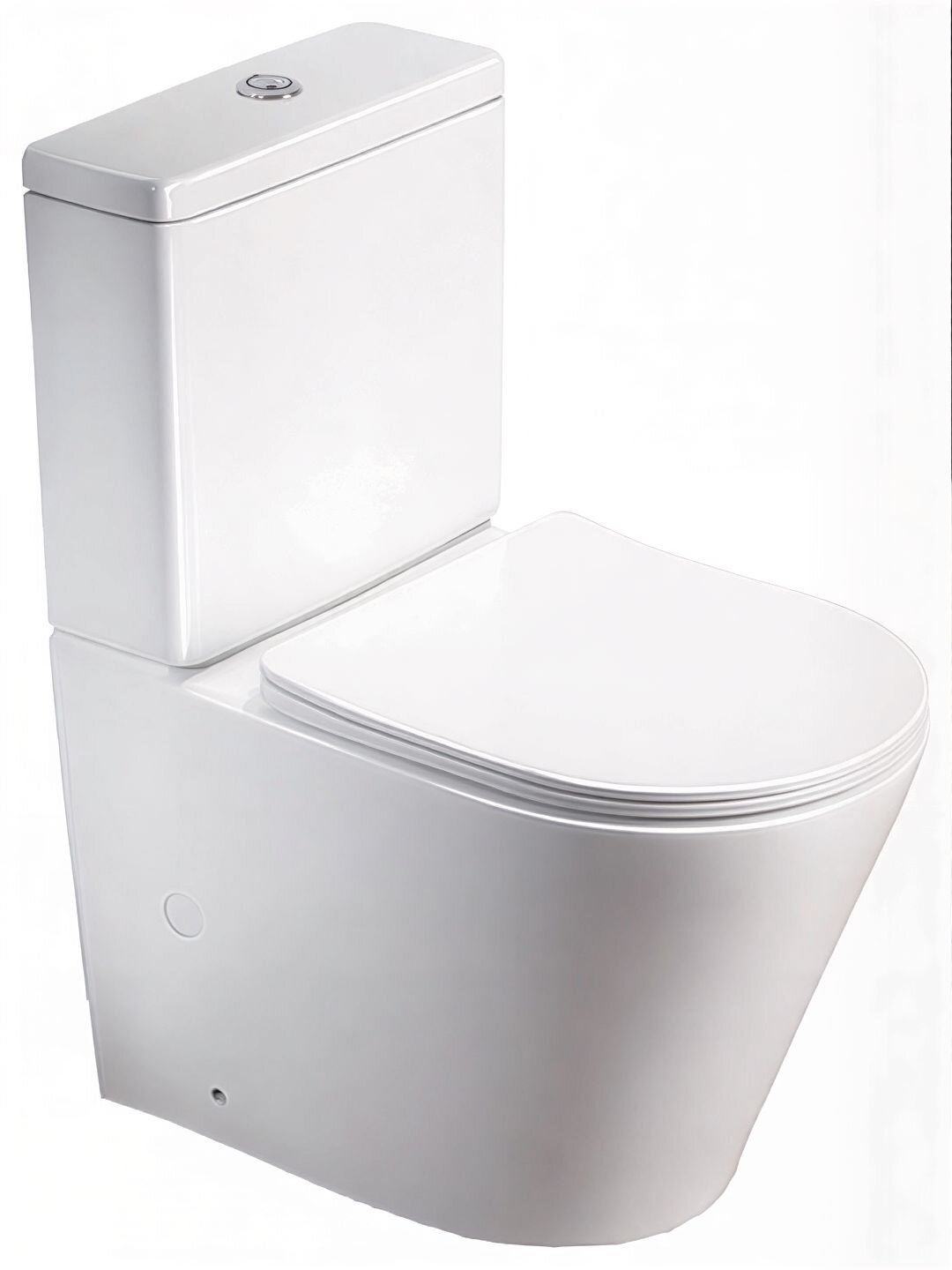 Изображение товара SantiLine SL-5014: безободковый унитаз, 82 см, белый, горизонтальный выпуск Изображение товара SantiLine SL-5014: безободковый унитаз, 82 см, белый, горизонтальный выпуск