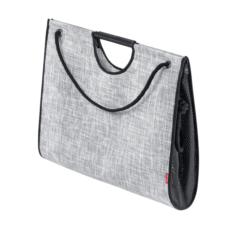 Изображение товара Сумка шоппер Casy Home Large из текстиля с деревянной и кожаной ручкой