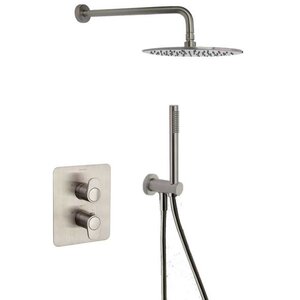 Изображение товара Душевая система Ramonsoler Alexia K3687011NC для душа, термостатическая, на 2 потребителя, цвет никель