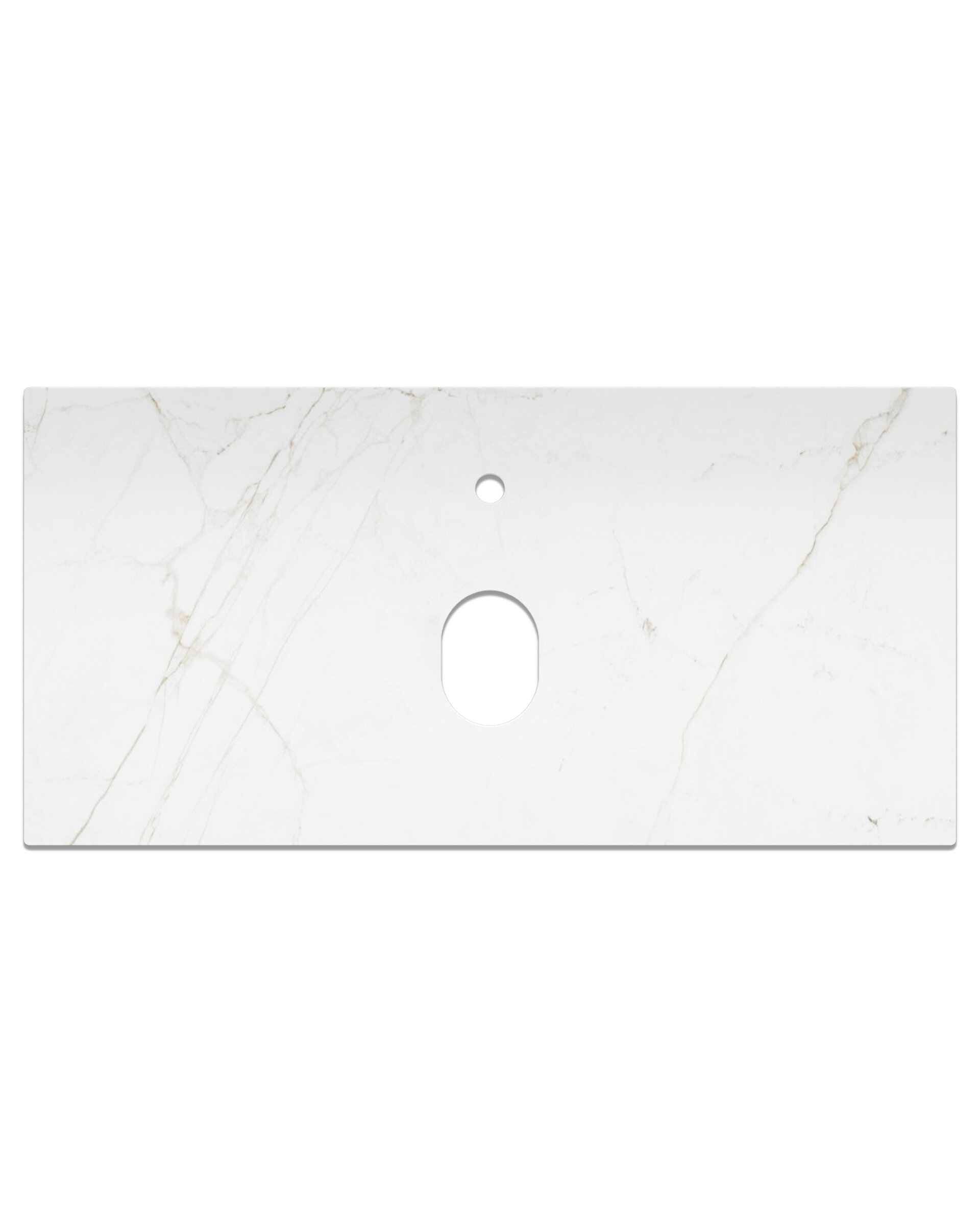 Изображение товара Столешница La Fenice Granite Gray Structural Terra 100 см белый мрамор неполированный керамогранит