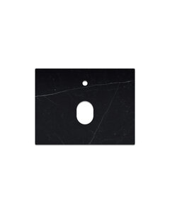 Изображение товара Столешница La Fenice Granite Black Olive Light Lappato Terra 60 см, черный мрамор, FNC-VS03-TER-60