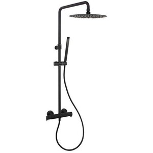 Изображение товара Душевая система Ramonsoler Alexia 365402RM250NM, термостатическая, на 2 потребителя, цвет черный матовый