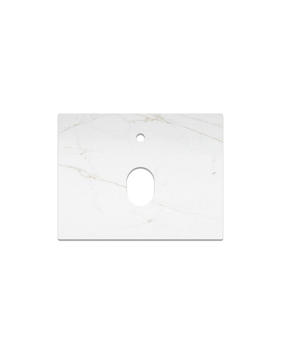 Изображение товара Столешница La Fenice Granite Gray Structural Terra 60 см, белый мрамор, FNC-VS01-TER-60