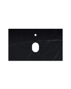 Изображение товара Столешница La Fenice Granite Black Olive Light Lappato Terra 80 см — мраморный керамогранит для ван