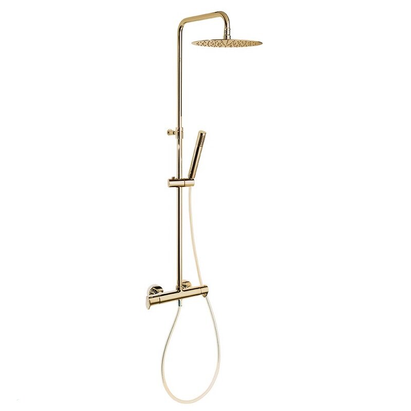 Изображение товара Душевая система Ramonsoler Alexia 365402RM250OC, термостатическая, цвет золото